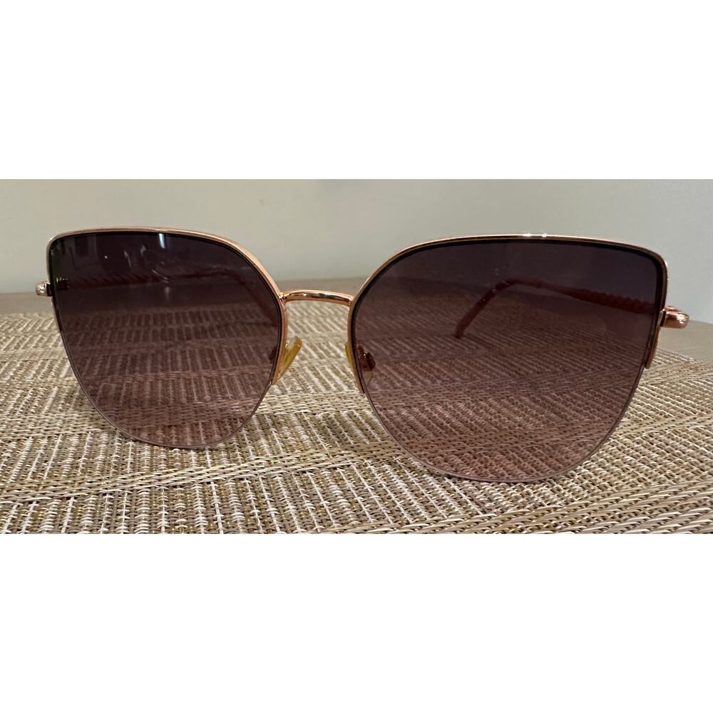 Piranha Women’s Sunglasses Large Cat Eye Gold Frsmes